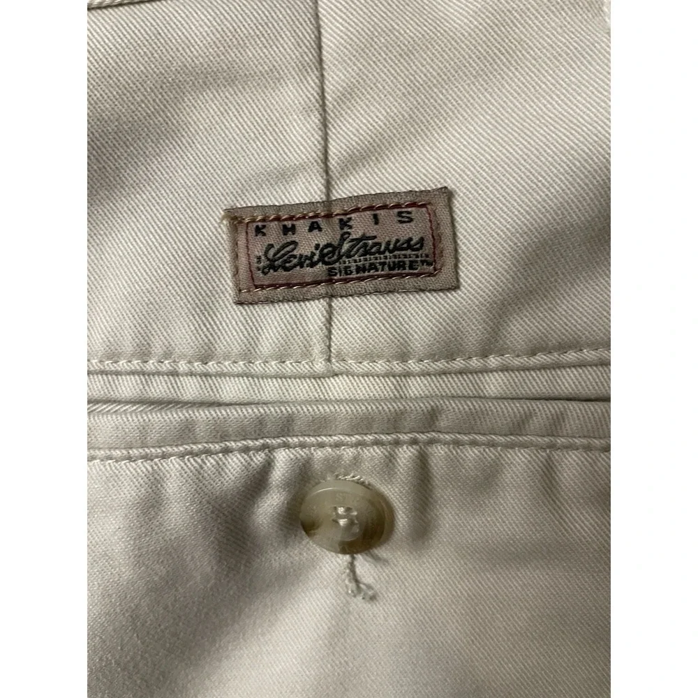 Levi Strauss Men's 36x30 Classic Flat‎ Front Pants Khaki